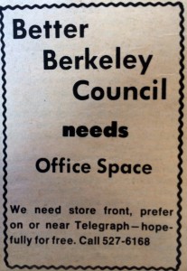 Better Berkeley ad