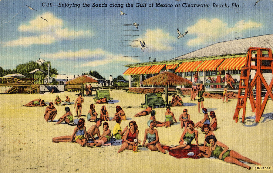 clearwater-beach-florida-vintage-postcard-kathy-hunt