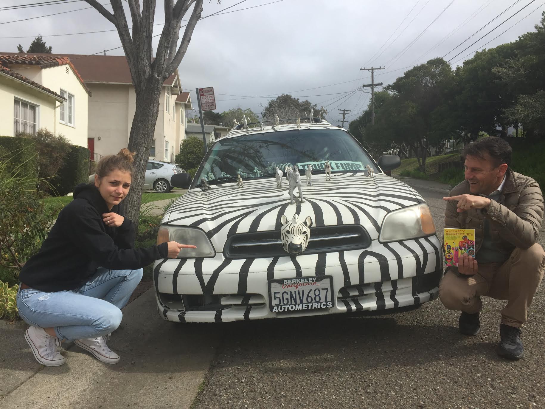 Zebra car,  Ada Street