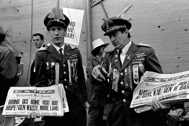 Gen. Wastemoreland + Gen. Hershey Bar  Anti-War Moratorium  April 16, 1969  sheet 467  frame 9