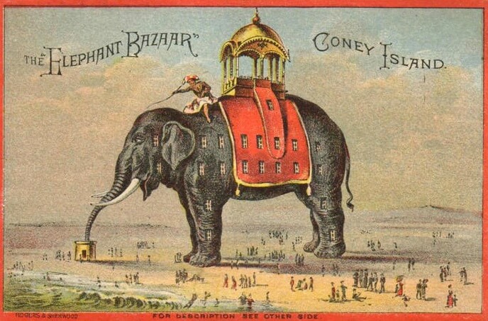 elephanthotelcolorpostcard