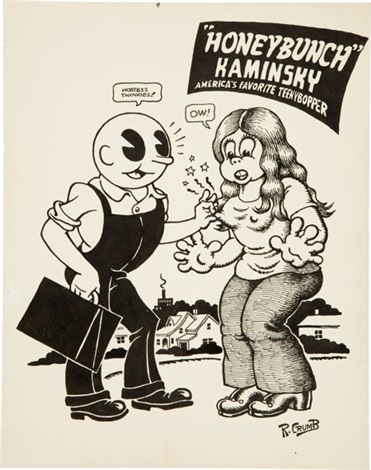 robert-crumb-robert-crumb-bijou-funnies-7-honeybunch-kaminsky-illustration-original-art-(kitchen-sink,-1972)
